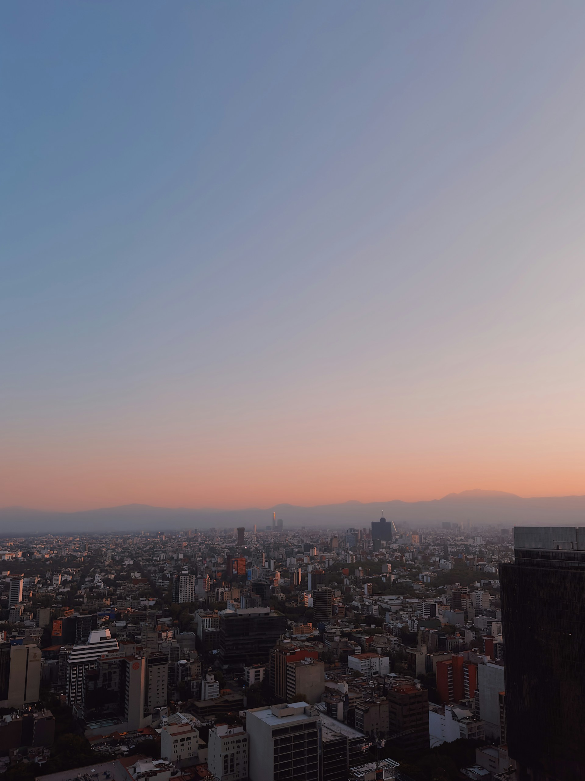 Mexico City modern high-rise residential skyline